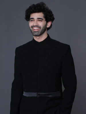 Black bandhgala