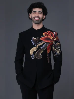 Hand painted bandhgala