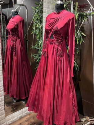 Drape gown