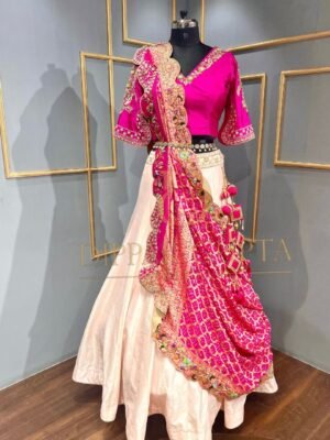 Bandhani lehnga