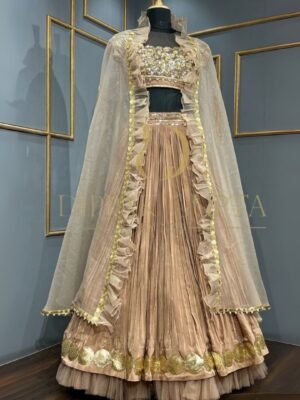 Drape lehenga