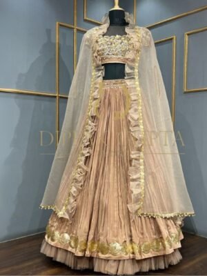 Drape lehenga