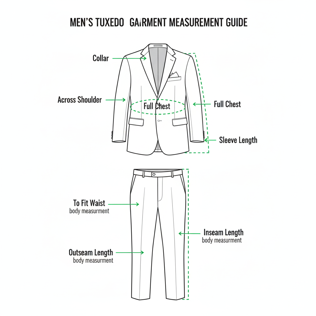 Men's Jacket Sets Size Guide
