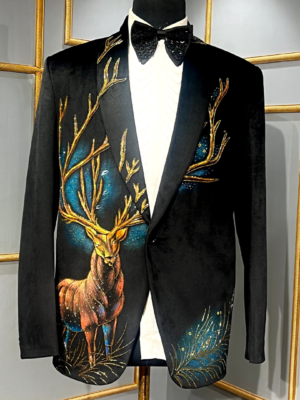 Hand painted tuxedo
