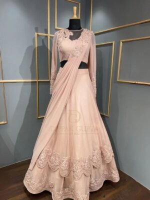 Drape lehenga