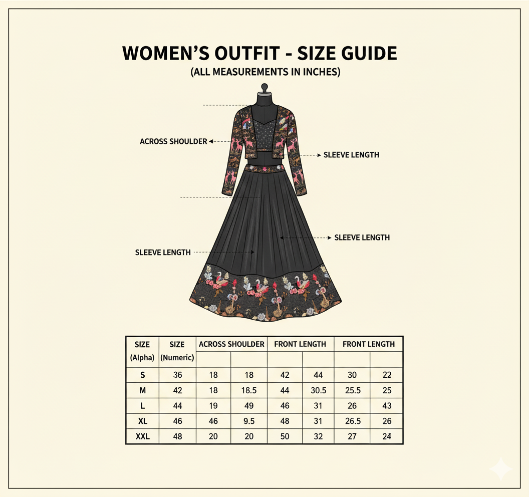 Couple Outfit Size Guide